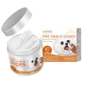 Yegbong Pet Wipes Clean, Dogs And Cats Tear Stains Eye Cleaning Wipe Eye Dirt Cotton Pad (Option: 4PCS)